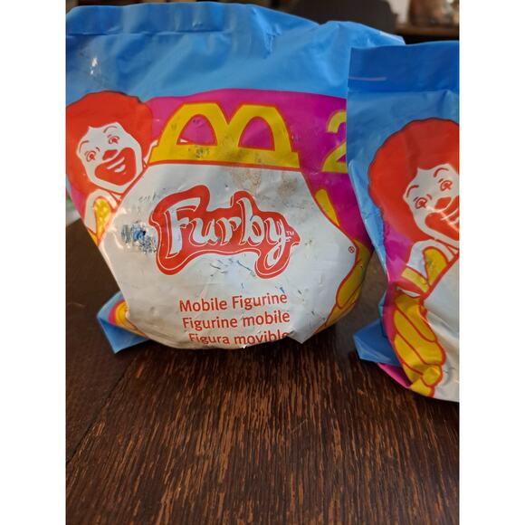 2 Mcdonalds 1998 Number 2 Furby Toys Unopened - Picture 1 of 5